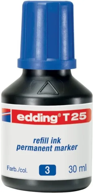 TINTA, EDDING. AZUL, ROTULADOR PERMANENTE, 30 CC TINTA, EDDING. AZUL, ROTULADOR PERMANENTE, 30 CC