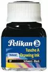 TINTA CHINA, PELIKAN. AZUL, FRASCO 10 ML. TINTA CHINA, PELIKAN. AZUL, FRASCO 10 ML.