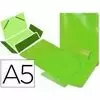 CARPETA GOMAS SOLAPAS, LIDERPAPEL. A5, PP, VERDE CARPETA GOMAS SOLAPAS, LIDERPAPEL. A5, PP, VERDE