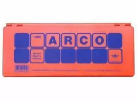 ESTUCHE CONTROL NARANJA (12 FICHAS) MINI ARCO