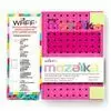 CADERNO CON CUBERTA SILICONA, WAFF. MOZAIKA, A6, FUCSIA, COMBO, 120 LETRAS PIN CADERNO CON CUBERTA SILICONA, WAFF. MOZAIKA, A6, FUCSIA, COMBO, 120 LETRAS PIN