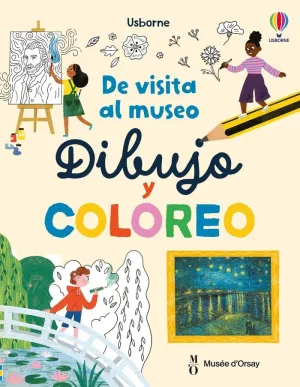 DE VISITA AL MUSEO. DIBUJO Y COLOREO