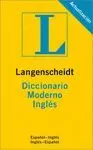 LANGENSCHEIDT DICCIONARIO MODERNO. INGLÉS