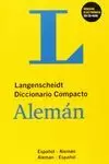 LANGENSCHEIDT DICCIONARIO COMPACTO. ALEMÁN