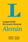 LANGENSCHEIDT DICCIONARIO UNIVERSAL. ALEMAN