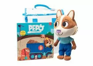 PEPO EN LA OBRA   (LIBRO + BONECO)