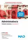 ADMINISTRATIVO/A DE CORPORACIONES LOCALES. TEMARIO GENERAL, 3 ADMINISTRATIVO/A DE CORPORACIONES LOCALES. TEMARIO GENERAL, 3