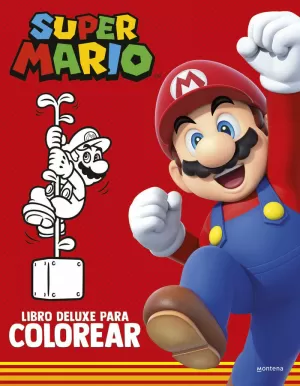 SUPER MARIO. LIBRO DELUXE PARA COLOREAR