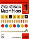 REFUERZO Y RECUPERACIÓN. MATEMÁTICAS 1 REFUERZO Y RECUPERACIÓN. MATEMÁTICAS 1
