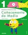 COÑECEMENTO DO MEDIO 1. UNHA A UNHA, CADERNO.