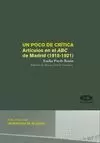 UN POCO DE CRÍTICA UN POCO DE CRÍTICA