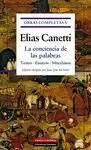 OBRAS COMPLETAS, V. LA CONCIENCIA DE LAS PALABRAS OBRAS COMPLETAS, V. LA CONCIENCIA DE LAS PALABRAS