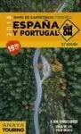 EL GUION, 2018. MAPA DE CARRETERAS DE ESPAÑA Y PORTUGAL, ESCALA 1:340.000