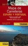 MAPA DE CARRETERAS DE ESPAÑA Y PORTUGAL, 2017. 1:340.000