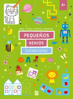 PEQUEÑOS GENIOS. PASATIEMPOS DIVERTIDOS (+ 4)