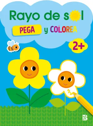 RAYO DE SOL. PEGA  Y COLOREA (2+)