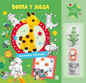 BORRA Y JUEGA. ANIMALES SALVAJES