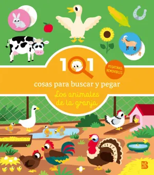 101 COSAS PARA BUSCAR Y PEGAR - LOS ANIMALES DE LA GRANJA