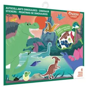 PEGATINAS DE DINOSAURIOS. ESTUCHE DE ARTISTA