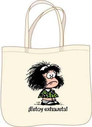 SACOLAL, SALANI. TOTE BAG. MAFALDA, ¡ESTOY EXHAUSTA!