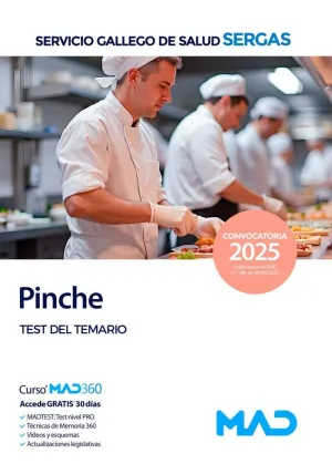 PINCHE, SERGAS. TEST DEL TEMARIO