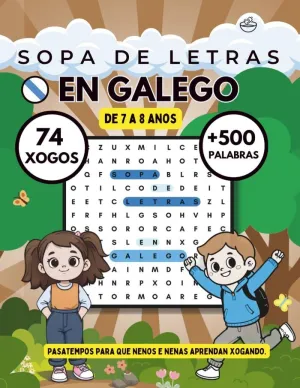 SOPA DE LETRAS EN GALEGO, DE 7 A 8 AÑOS