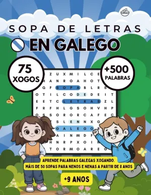 SOPA DE LETRAS EN GALEGO, + 9 ANOS